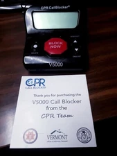 CPR V5000 Call Blocker for Landline Phones - Block Robocalls, Stop Spam Callers
