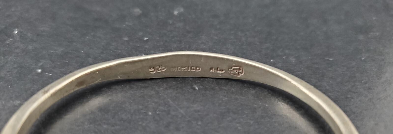 4 Open Cuff Design Solid Sterling Bangle Type Bra… - image 7