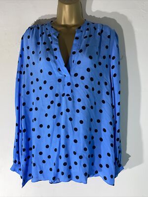 wallis polka dot top
