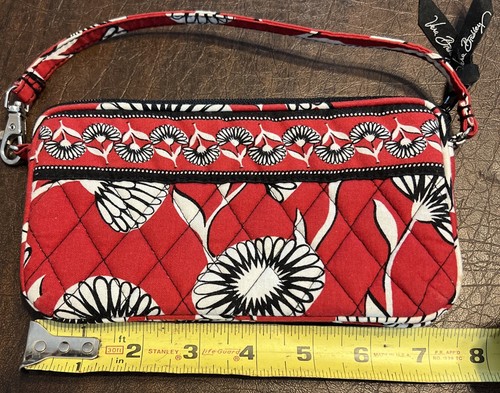 Vera Bradley DECO DAISY Zip Around clutch wristlet Wallet 4 x 7.5 - Picture 3 of 10