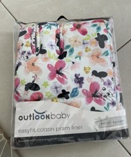 Outlook Baby Easyfit Cotton Pram Liner Artist Edition. New. Paid $70.