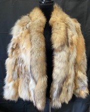 Rosendorf Evans Vintage Red Fox Fur Multicolored Women’s Coat Size Small/medium
