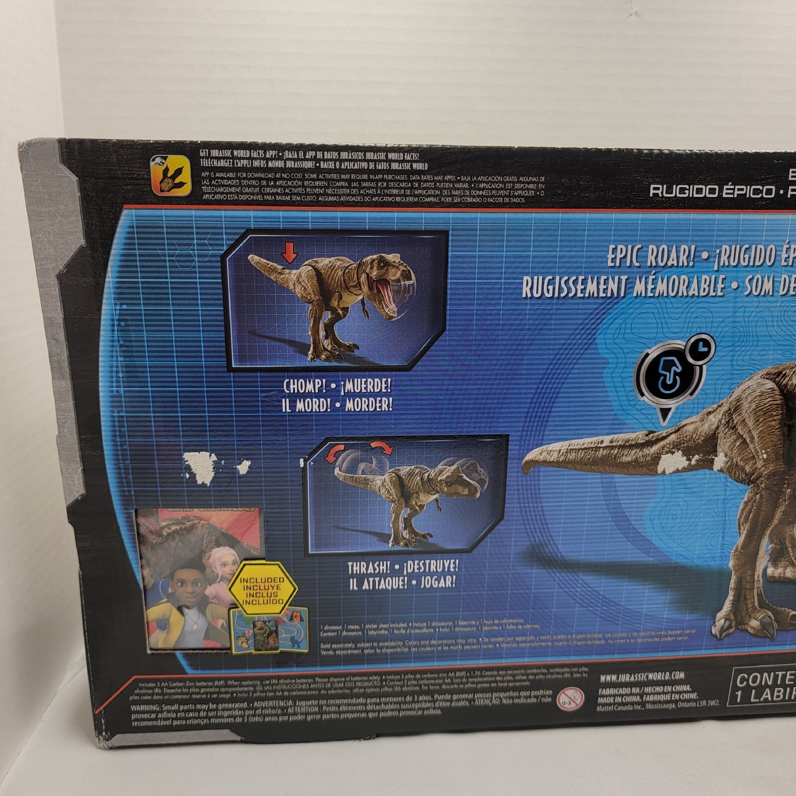 Jurassic World -T-rex Rugido Epico - Gjt60 - Mattel MATTEL