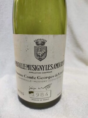 (empty) 1984 DOMAINE COMTE GEORGES DE VOGUE CHAMBOLLE MUSIGNYSAMOUREUSES