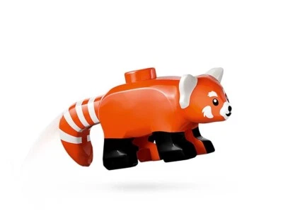 LEGO Dschungel - Roter Panda - Tier Red Panda Bär Bear Waschbär Jungle 60424
