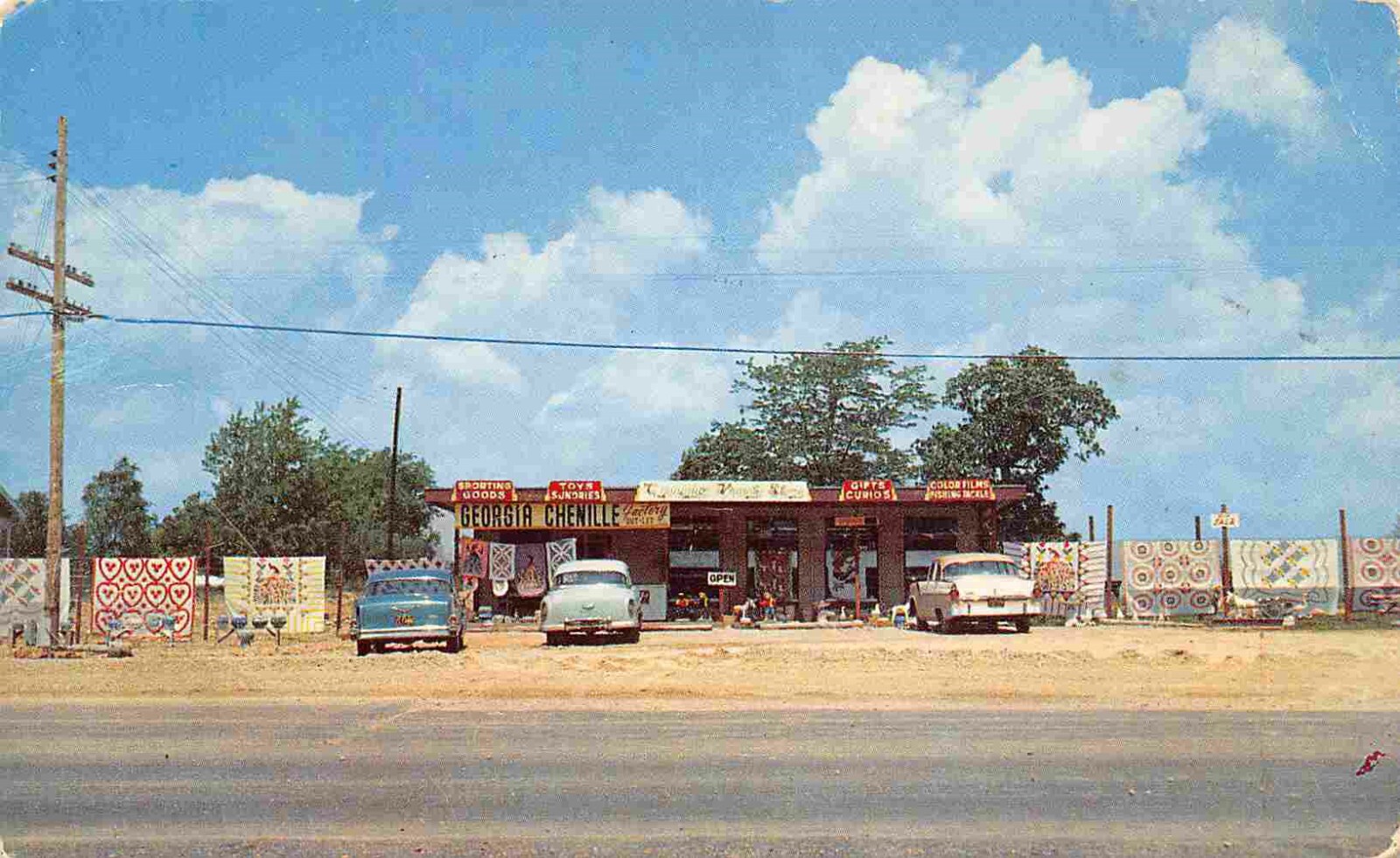 Cannady's Store Chenille Bedding Clothing Osage Beach Missouri 1950s