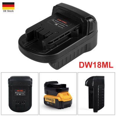 Akku Adapter für Dewalt 20V Akku Konvertieren zu für Milwaukee 18V Werkzeug DHL