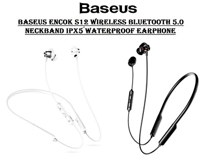 Earphone Wireless Waterproof Bluetooth Stereo Sound Headphones Outdoor Sport 5.0