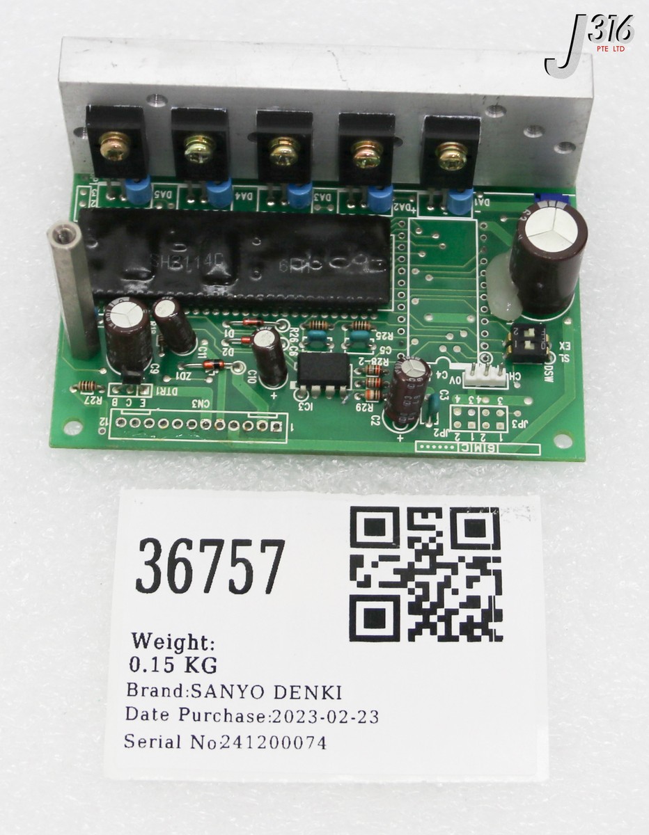 36757 SANYO DENKI PCB, 5-PHASE DRIVE PENTASYN W/O COVER PMM-BD