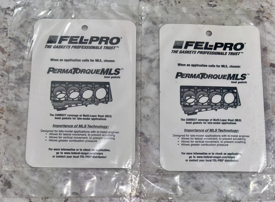 2 juntas de montaje de bomba de combustible Fel-Pro #6579 Foto 2 de 2