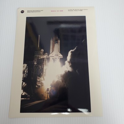 NASA STS-76 1996 Space Shuttle Atlantis Launch 8x10 PRESS PHOTO #STS076(S)009