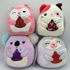 2023 HERSHEY KISSES Valentine's Squishmallows- 5" Set Of 4 NWT