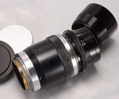 RARE * SOM Berthiot Flor 90mm f3.5 Original for Leica LTM #021530