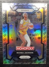 Rickea Jackson 2024 WNBA Monopoly Prizm Go Space Prizm #63 SSP LA Sparks