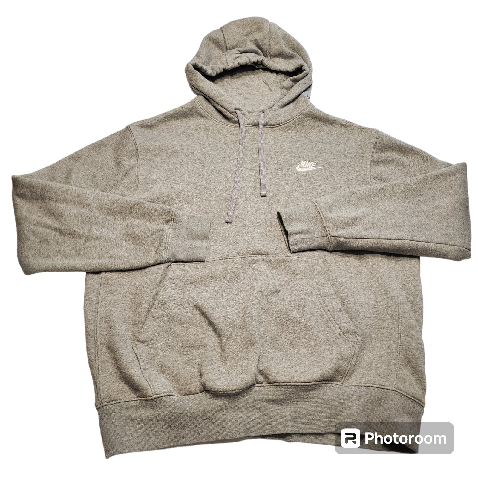 Nike Sportswear Club Fleece Pullover Hoodie Size Medium Heather