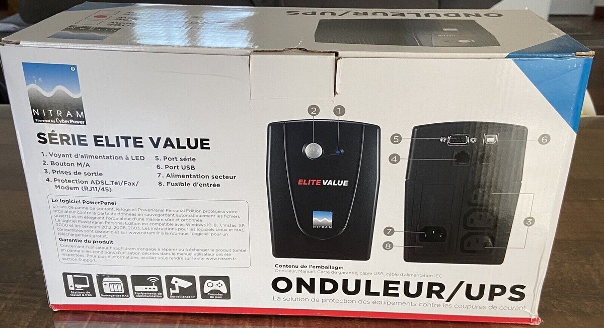 Batterie De Remplacement Pour Onduleur Nitram Elite Value 600E - Neuf - Différentes Marques Possibles