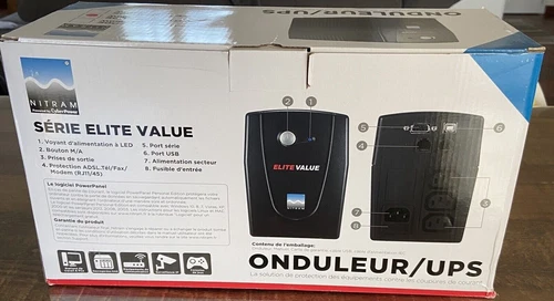 Onduleur UPS Nitram Elite Value 800E NEUF