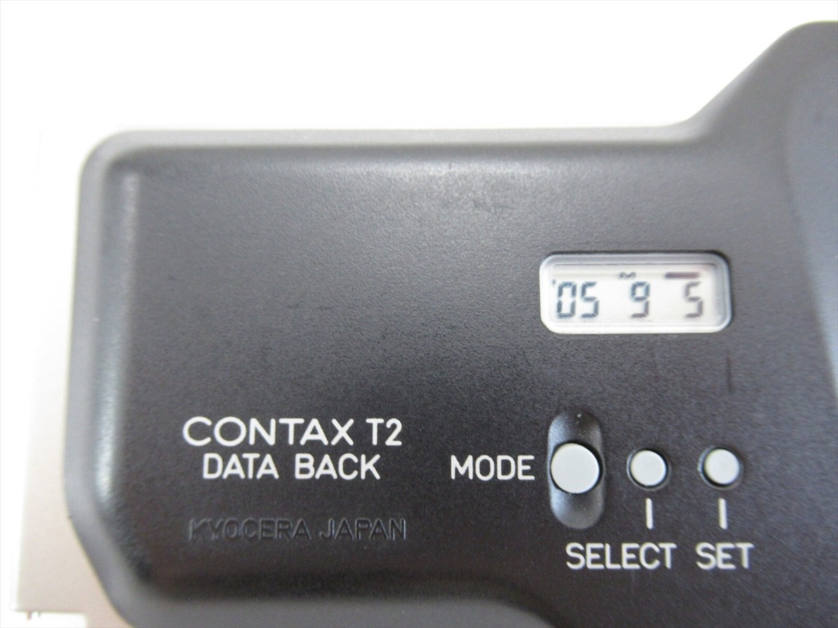 EXC+++++ Tested】Contax T2 Data Back CX-T2 for Contax T2