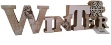 Weihnachtsdeko Deko Schriftzung Buchstaben Wi...