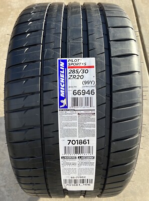 285/30ZR20 （99y） Michelin pilot sport 4S Michelin Pilot Sport 4S Performance 285/30ZR20 (99Y) XL Passenger