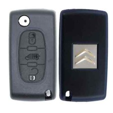 RKFUK 3 Button Replacement for Citroen Key Fob Casing VAN Symbol VA2 Flip CE0536