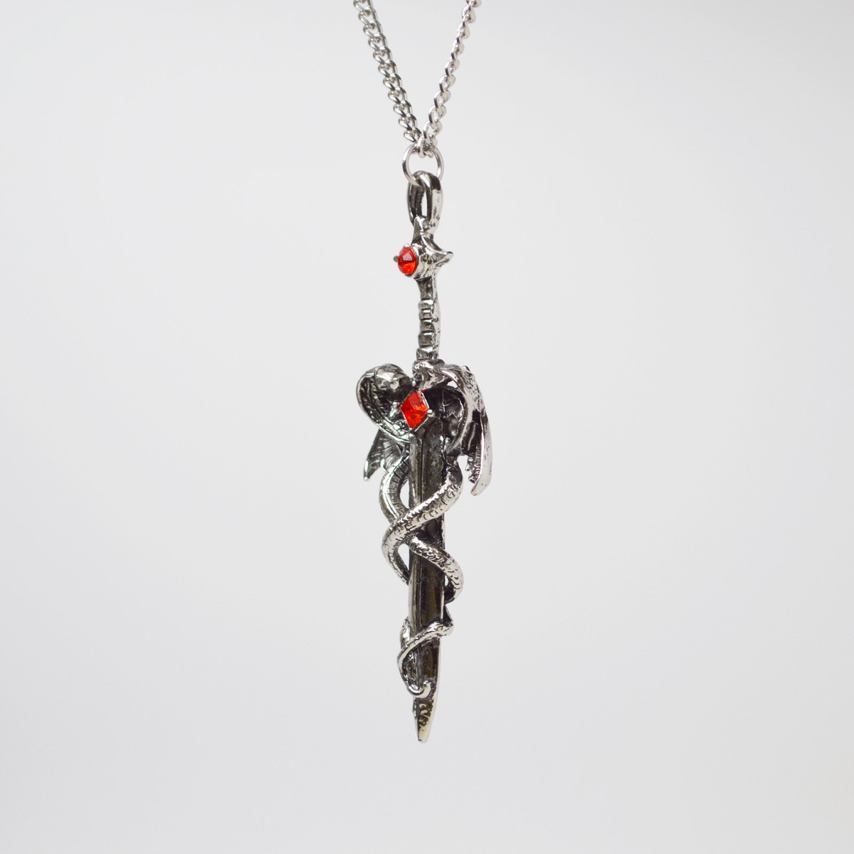 Collana Con Ciondolo A Forma Di Drago Medievale Rinascimentale Con - Foto 4