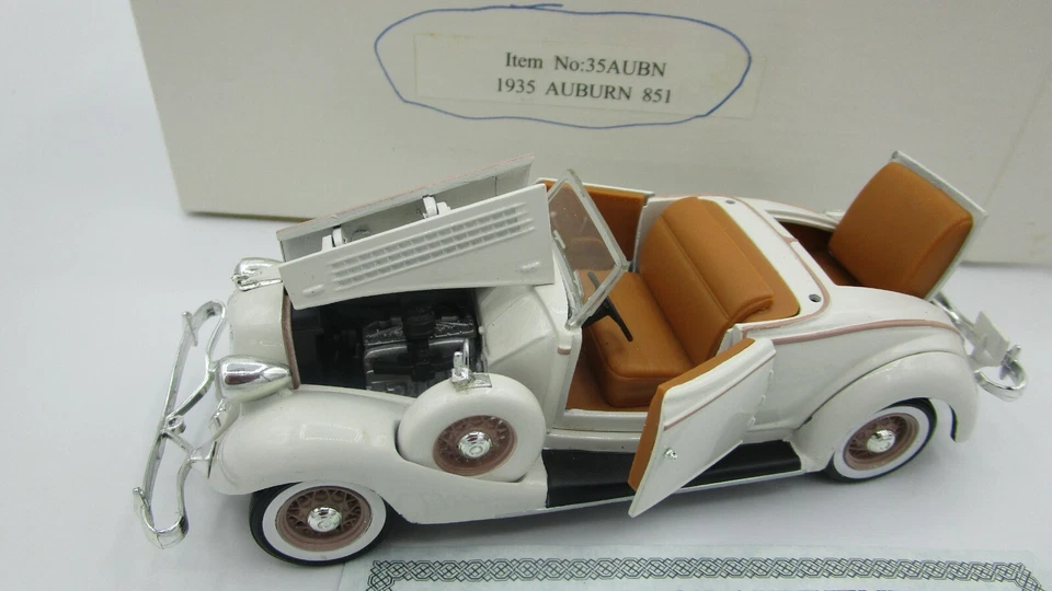 National Motor Mint Road Signature 1/32 1935 Auburn 851 Diecast New In Box - Image 2 of 4