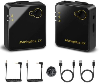 Wireless Lavalier Microphone System for  Interview Vlogging Video 