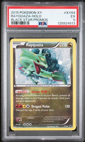 Rayquaza graded PSA 5 for sale on eBay