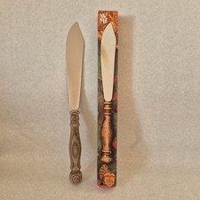WMF Burgund Tafelrunde Tortenmesser Holzgriff Vintage