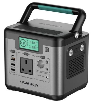 SWAREY Tragbare Powerstation Stromerzeuger S160 222Wh 230V/300W Outdoor Camping 