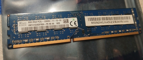 USED GOOD Hynix HMT41GU6DFR8A-PB 8GB PC3L-12800U DDR3 NonECC Ram 240 Pin TESTED!