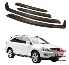 in-Channel Car Window Rain Guard Compatible with RX330 RX350 2003-2008 4pcs