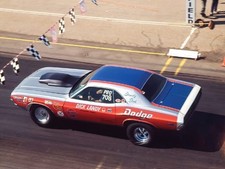 1971 Dodge Challenger Dick Landy Color Photo Print 8.5 X 11