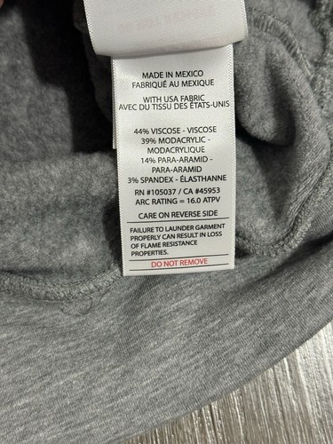 Ariat FR Sweater Womens Large Polartec Fleece 1/4 Zip Pullover Gray Cat 2 - Picture 11 of 13
