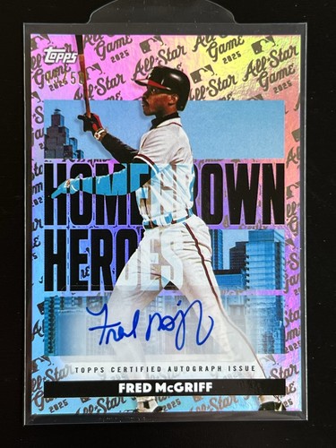 Fred McGriff #HHA-FM #d/50 | 2025 Topps All Star Game - Homegrown Heros | Auto
