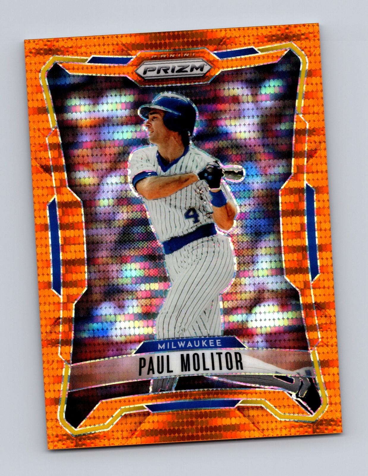 2026 Panini Prizm #57 Paul Molitor Orange Pulsar Prizm #/399