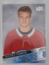 Hayden Verbeek 2020-21 Upper Deck #714 Montreal Canadiens Young Guns