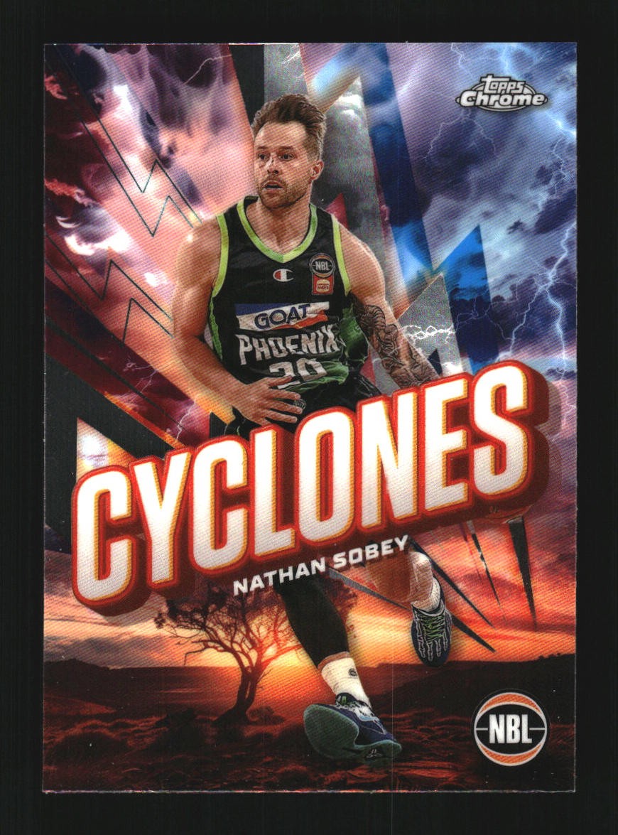 Nathan Sobey 2024-25 Topps Chrome NBL Cyclones #C-16