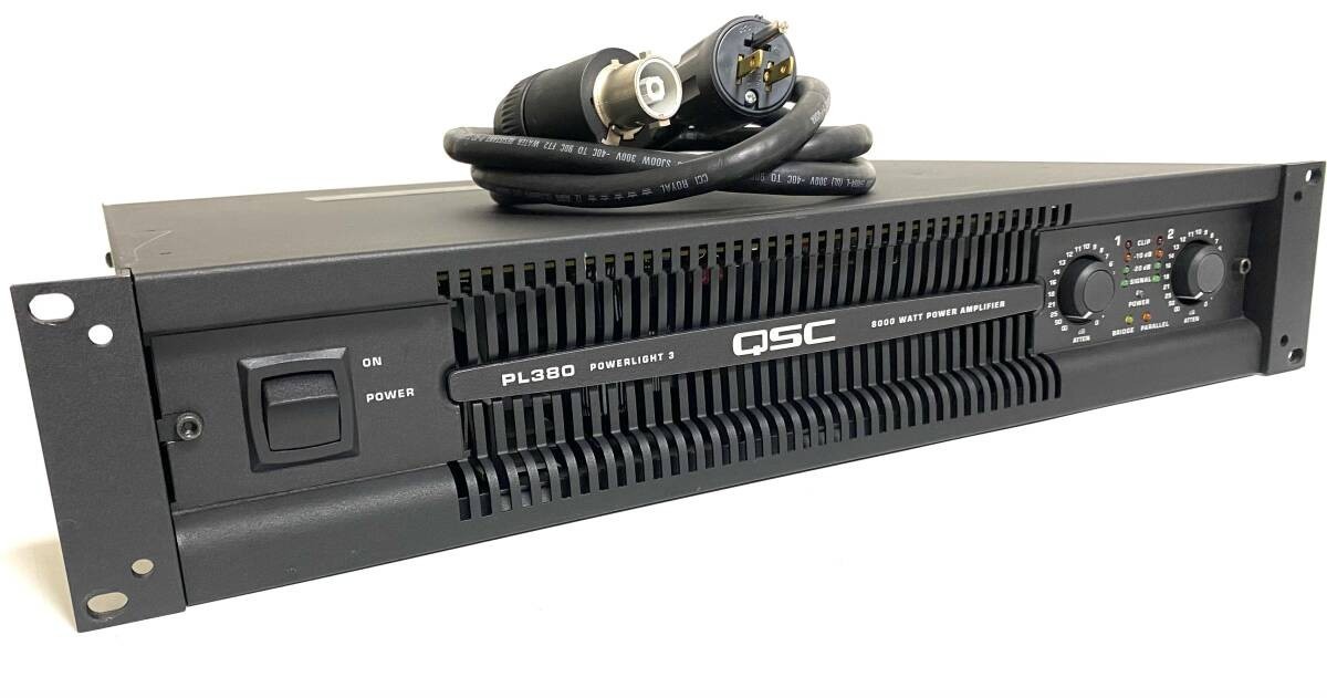 QSC PL380 パワーアンプ PAアンプ Power Amplifier ④ Qsc Pl380 Power Amplifier Basic operation confirmed | eBay