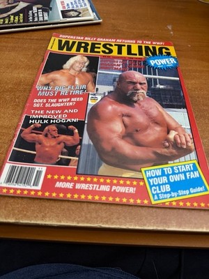 Wrestling Power Magazine Superstar Billy Graham Ric Flair Hulk Hogan Nov 1986