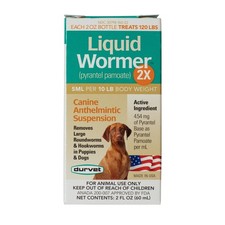Durvet 2X Liquid Wormer, 2-Ounce 2 Fl Oz Pack of 1 , Original Version