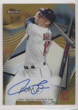 2020 Topps Finest Finest Auto Gold Refractor 25/50 Jake Bauers #FA-JB Auto 0a4s