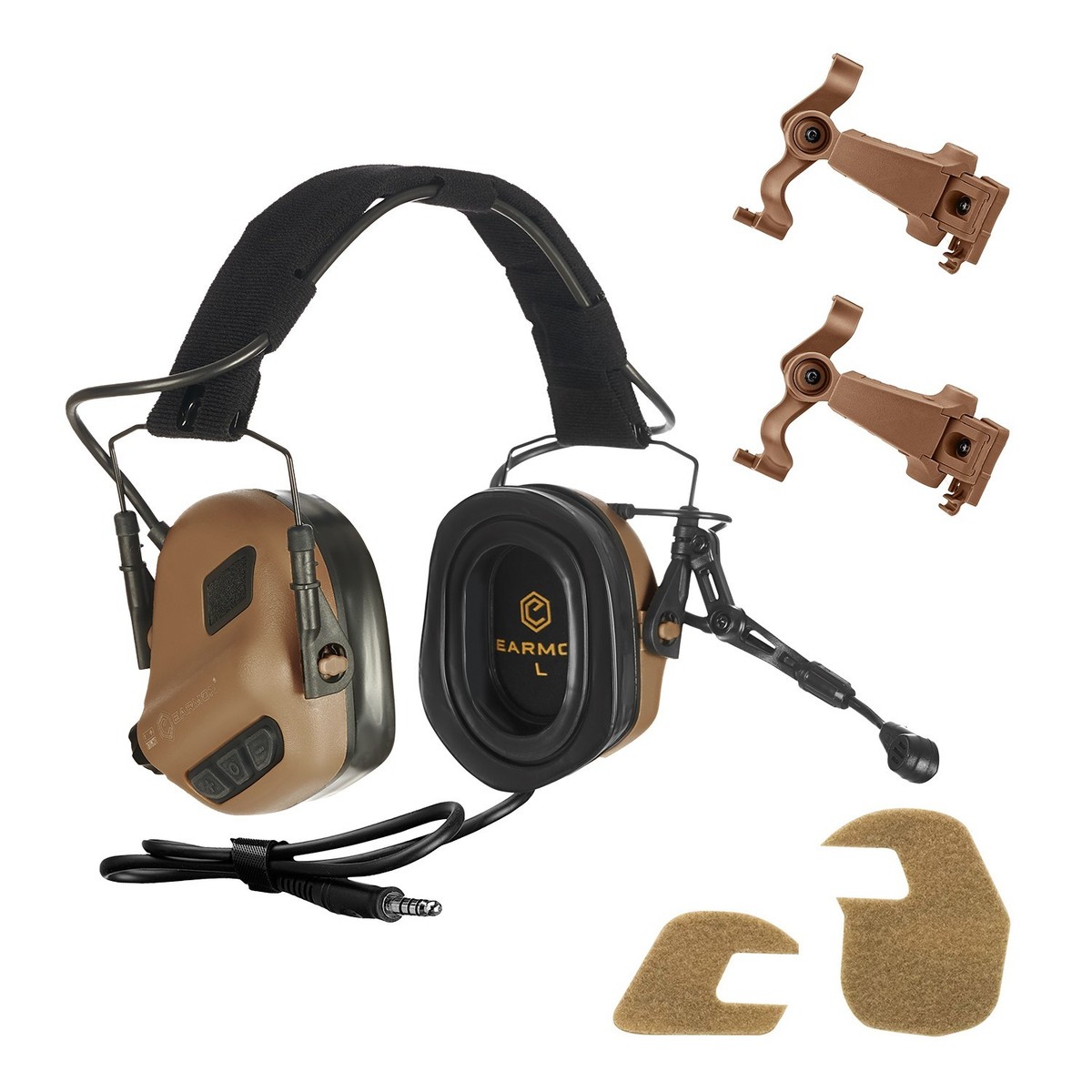 EARMOR M32X PLUS Tactical Headset Shooting Ear Protection w/ MIC,U