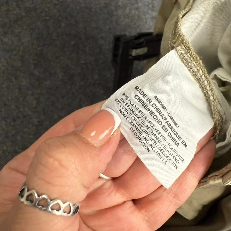 Pantalones caqui Nike Golf Tour Performance Dri-Fit para hombre talla 42x30 Foto 3 de 4