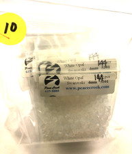 Swarovski Crystal 4mm 1,440 pcs White Opal 5301 10 baggies of 144 