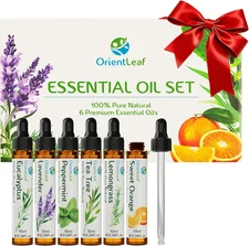 Essential Oils Set for Diffusers, Christmas Essential Oils Gifts for Women, Arom