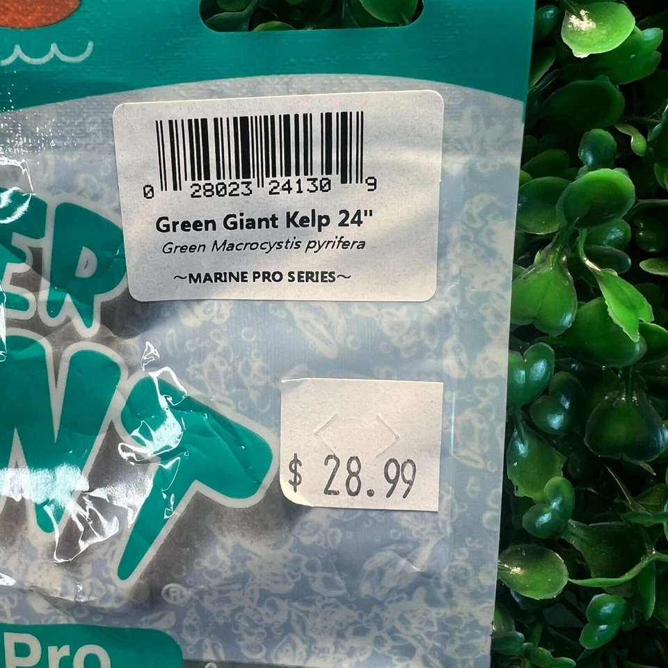 Lote de 3 algas gigantes verdes Weco Marine Pro Series 24" 9" y 6" tupidas acuario Foto 4 de 4