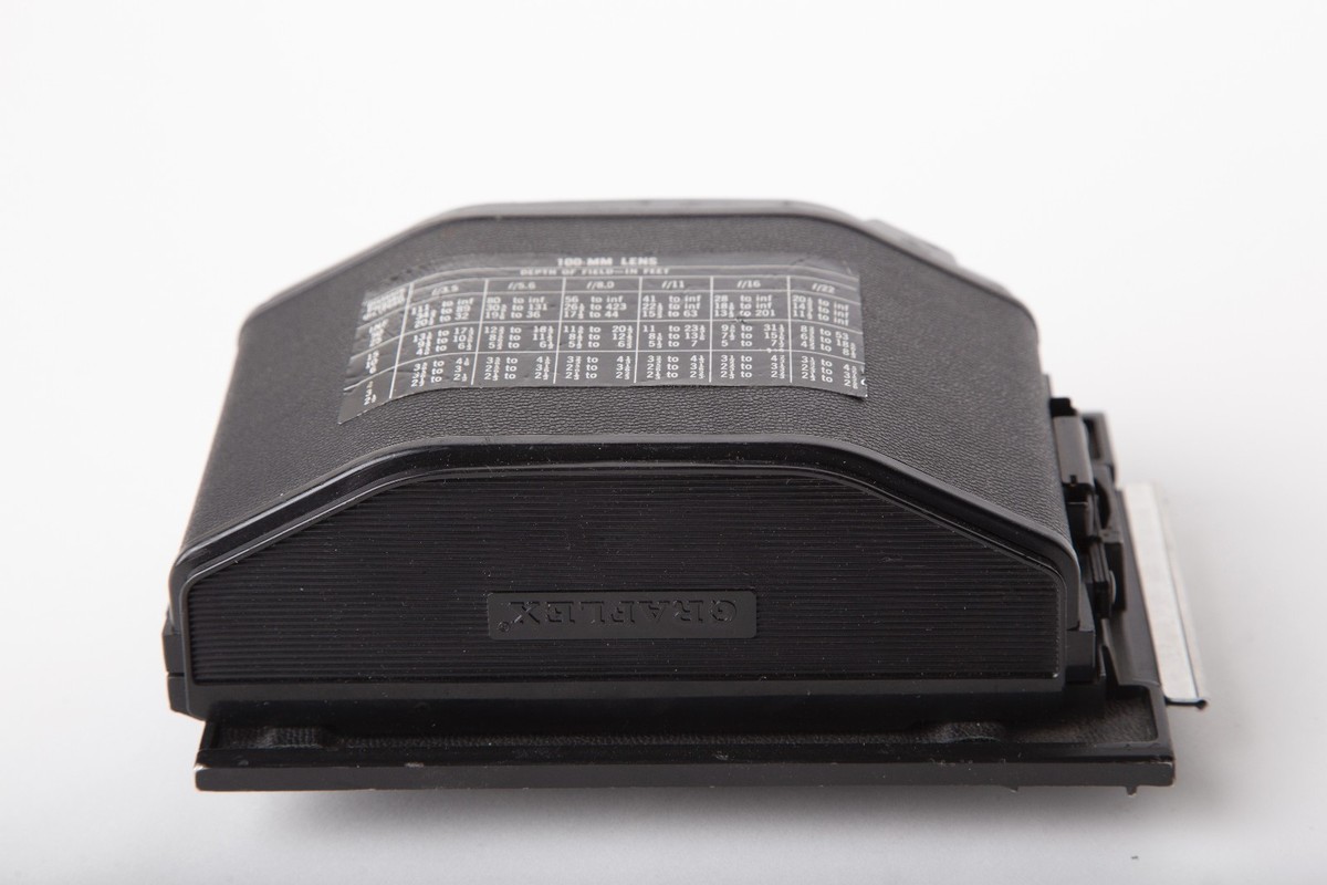 SINGERGRAFLEXグラフレックス4×5フィルムバックホルダーG-1553 Singer Graflex RH50 Graphic Back for 4X5 Inch Camera 70mm Roll