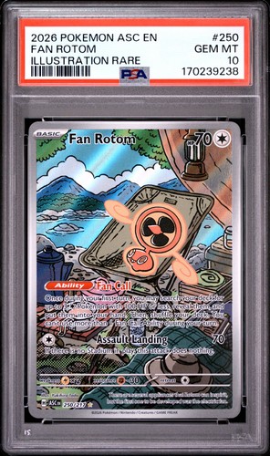 Fan Rotom graded PSA 10 for sale on eBay